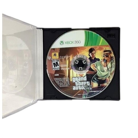 Grand Theft Auto V (Microsoft Xbox 360, 2013) - No Manual - Jewel Case - Picture 1 of 3